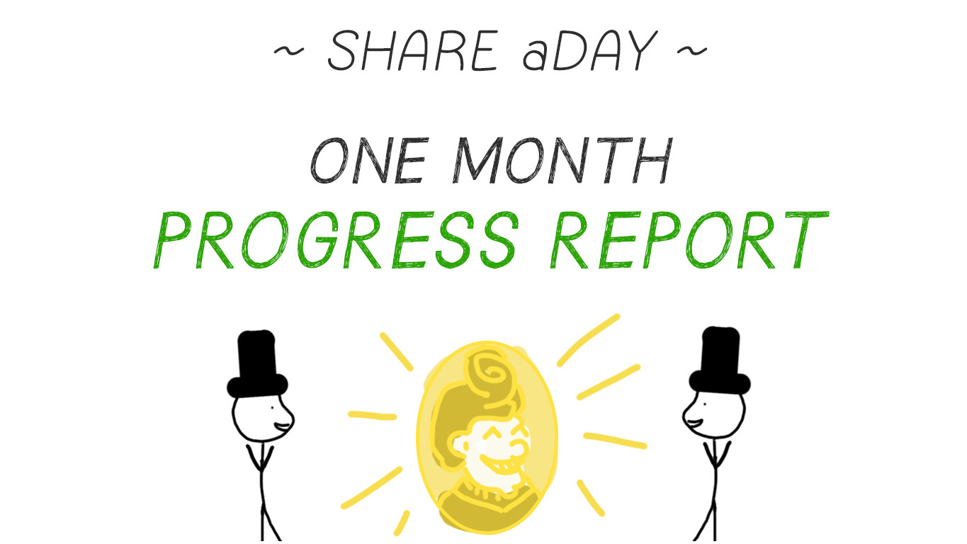 You are currently viewing One Month of Investing | Share aDay Progress Report